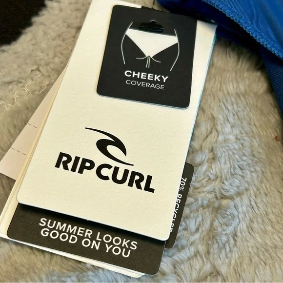 Women's Blue Bikini Bottom Sz S Rip Curl NWT - Picture 5 of 13